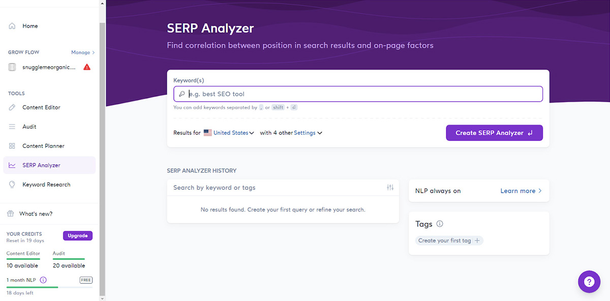 Get Clued Up With The SERP Analyzer