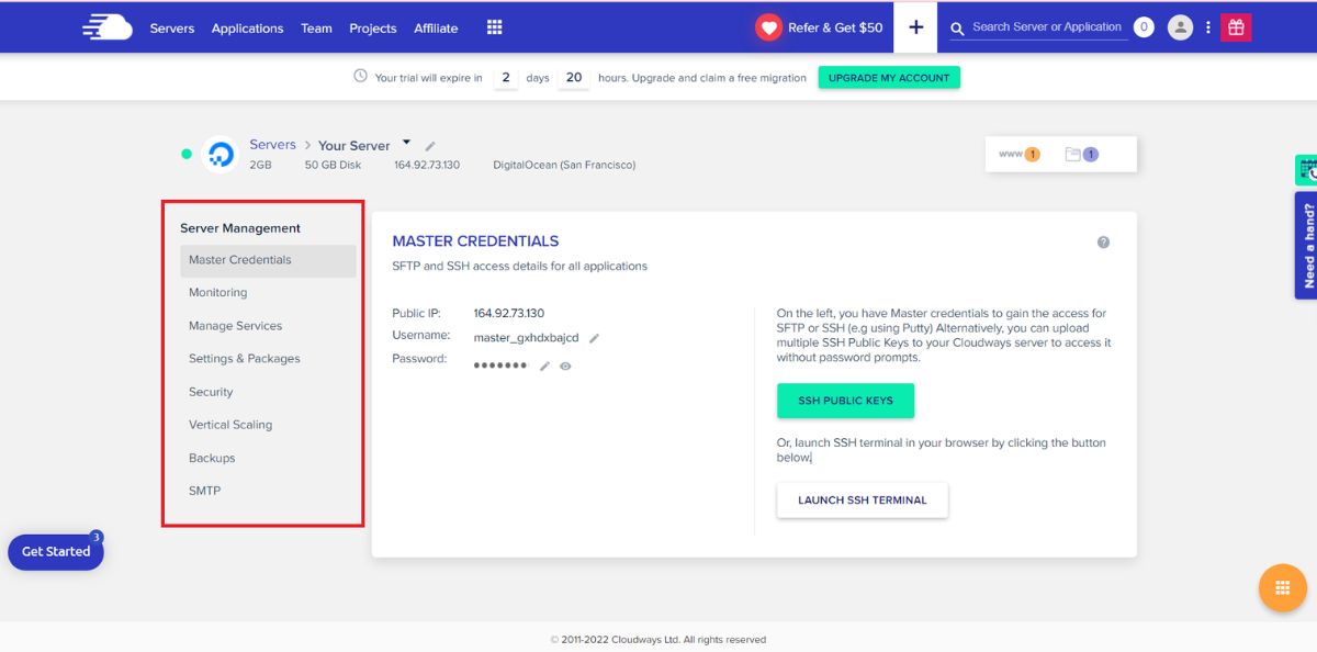 More About Cloudways Friendly Interface