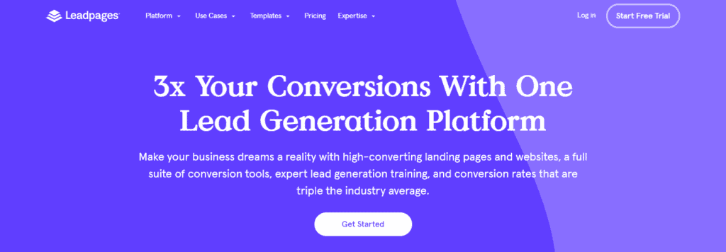 LeadPages Interface